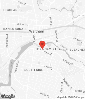 Map of 11 Cooper Street Waltham, MA 02453